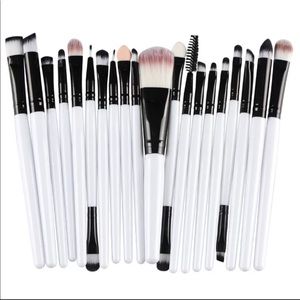 Makeup Brush Set 20PCS White
